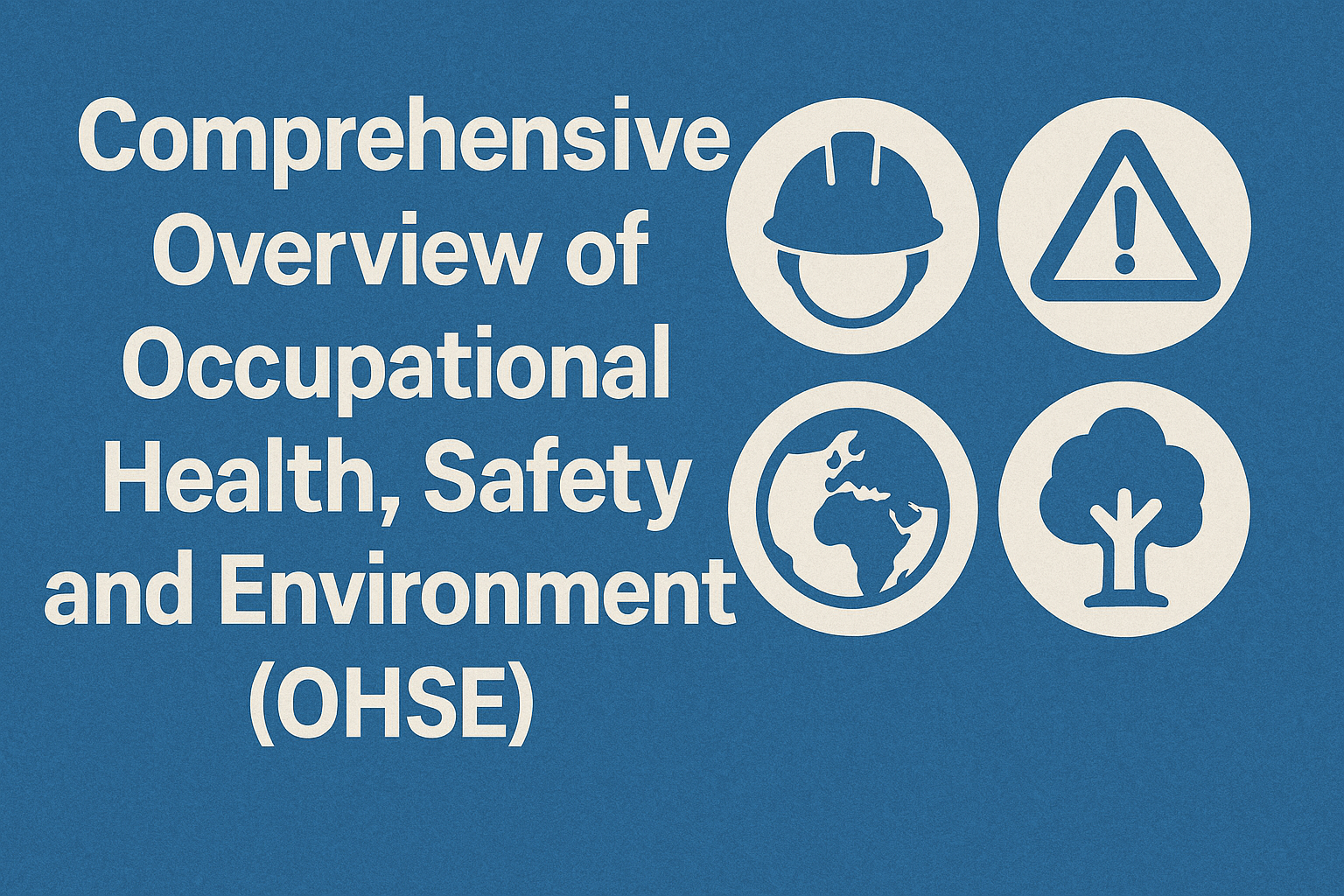 Comprehensive Overview of Occupational Health, Safety, and Environment ...