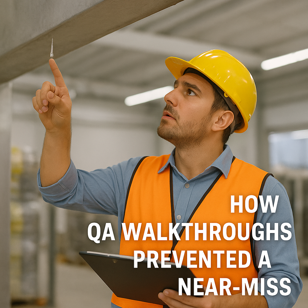 How QA Walkthroughs Prevented a Near-Miss