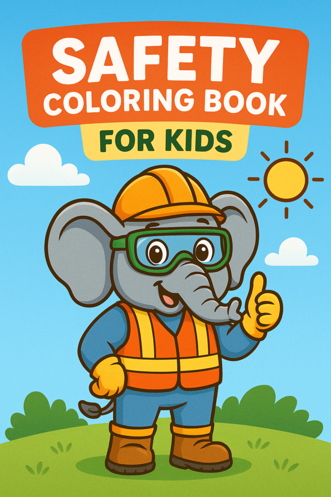 Safety Coloring Book for Kids – A Fun Way to Learn PPE and Workplace Safety