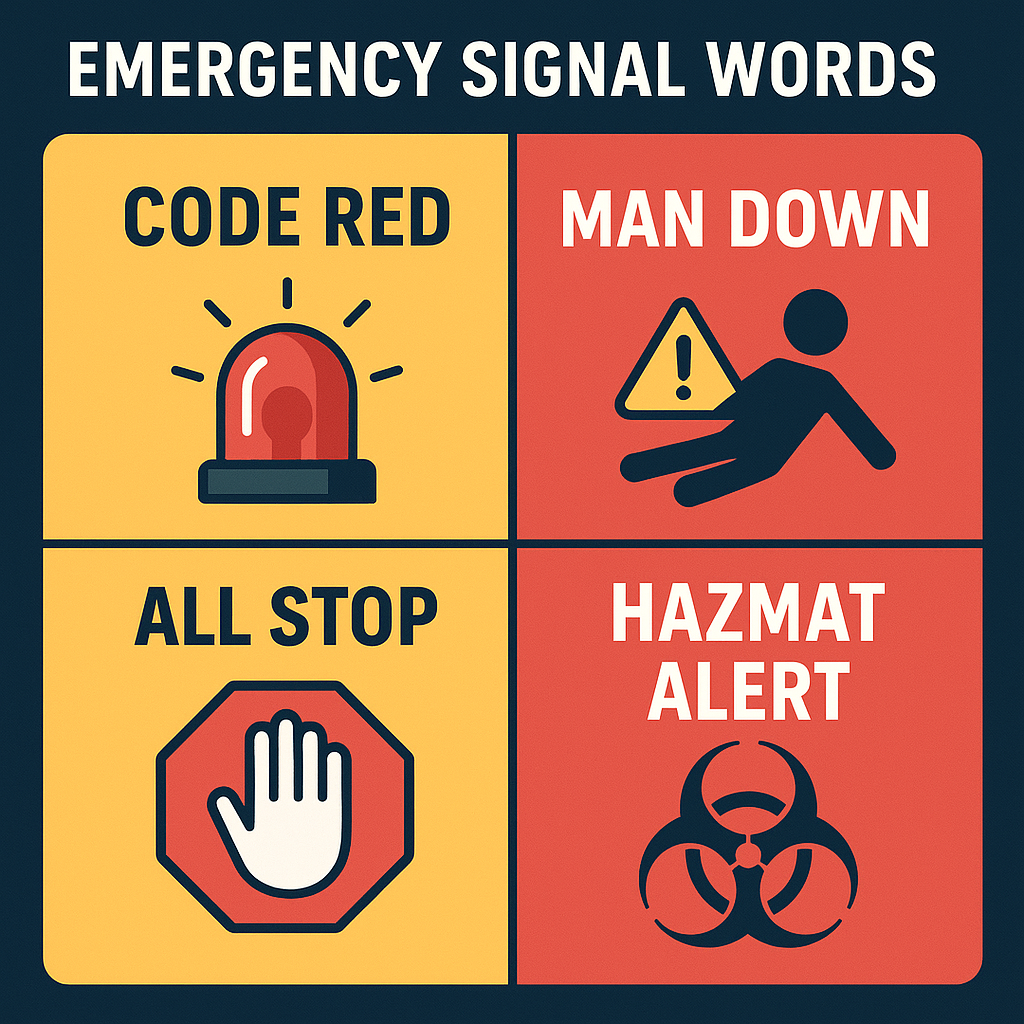 Emergency Signal Words