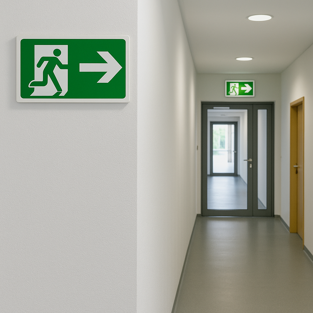 Clear Evacuation Routes and Exits