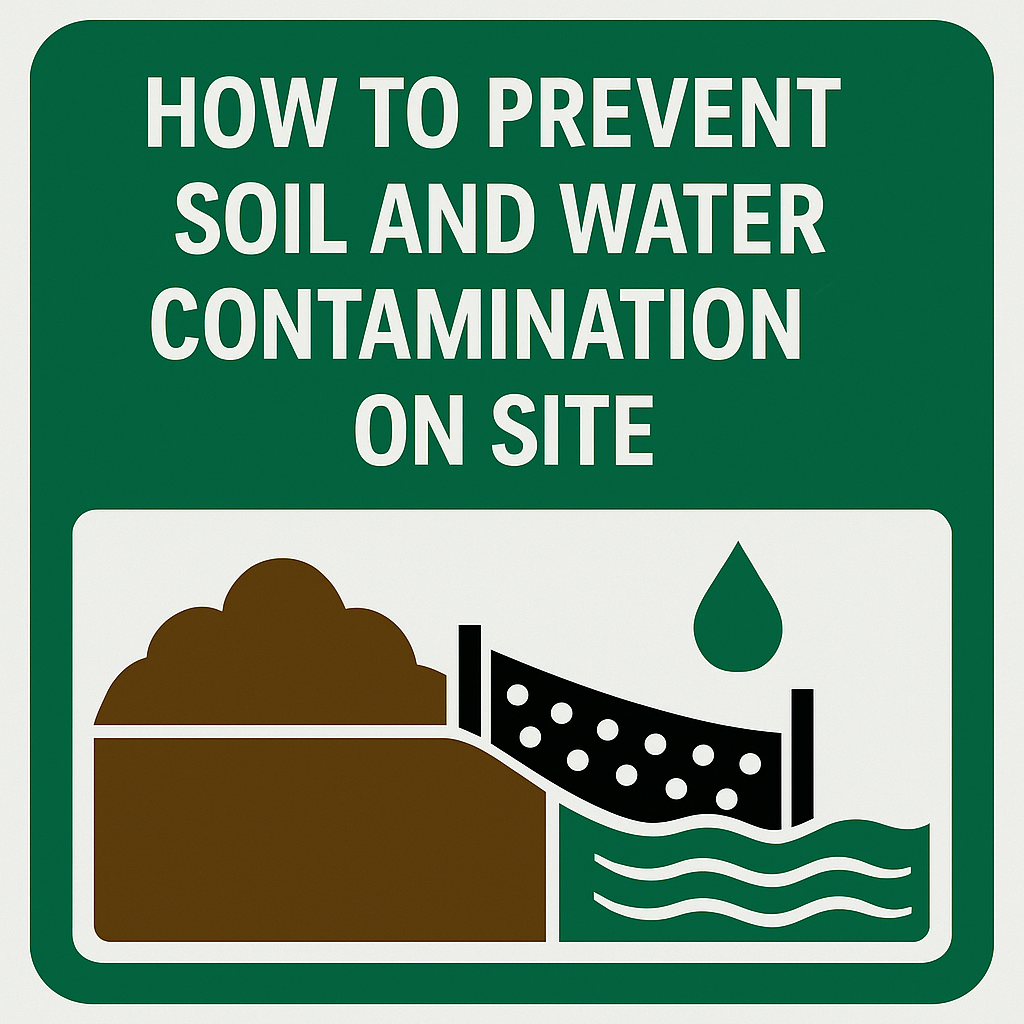 How to Prevent Soil and Water Contamination on Site