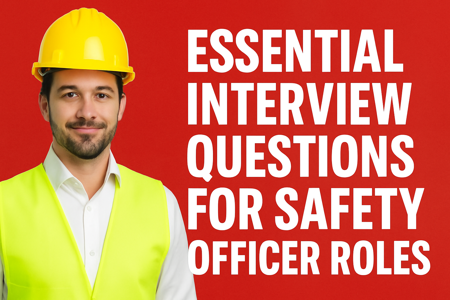 Essential Interview Questions for Safety Officer Roles: 25 Must-Prepare Examples