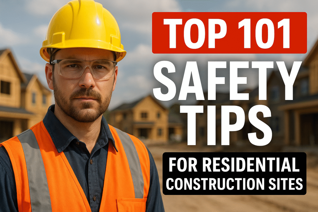 Top 101 Safety Tips for Residential Construction Sites