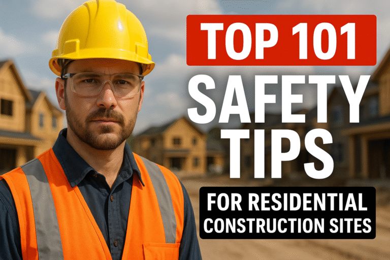 Top 101 Safety Tips for Residential Construction Sites – OHSE