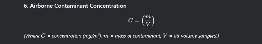 Airborne Contaminant Concentration: Ensuring Air Quality