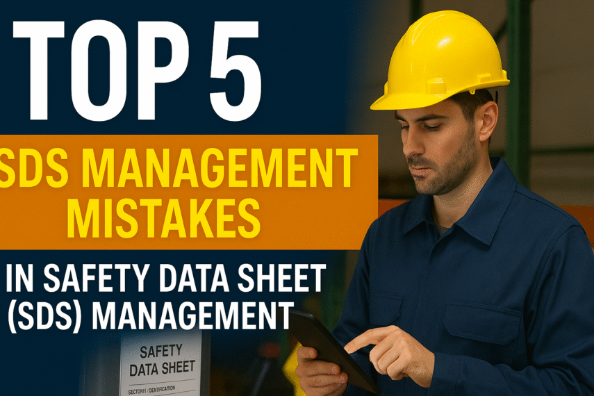 The Top 5 Mistakes In Safety Data Sheet Sds Management And How To