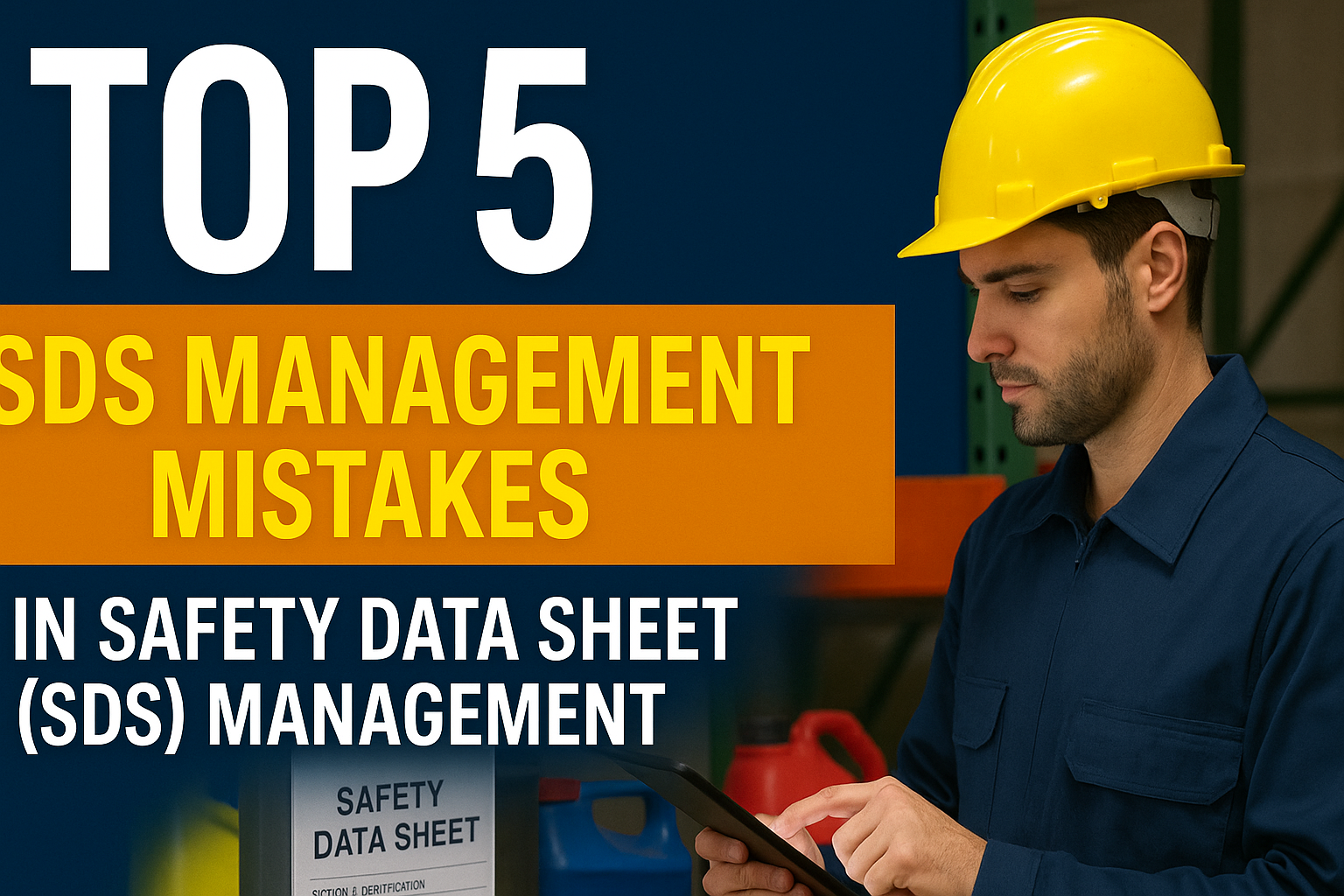 The Top 5 Mistakes in Safety Data Sheet (SDS) Management – And How to Avoid Them