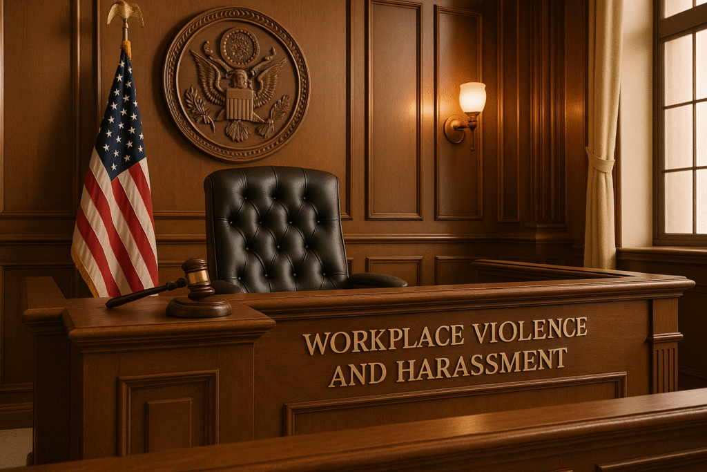 Legislation protecting employees from workplace violence and harassment