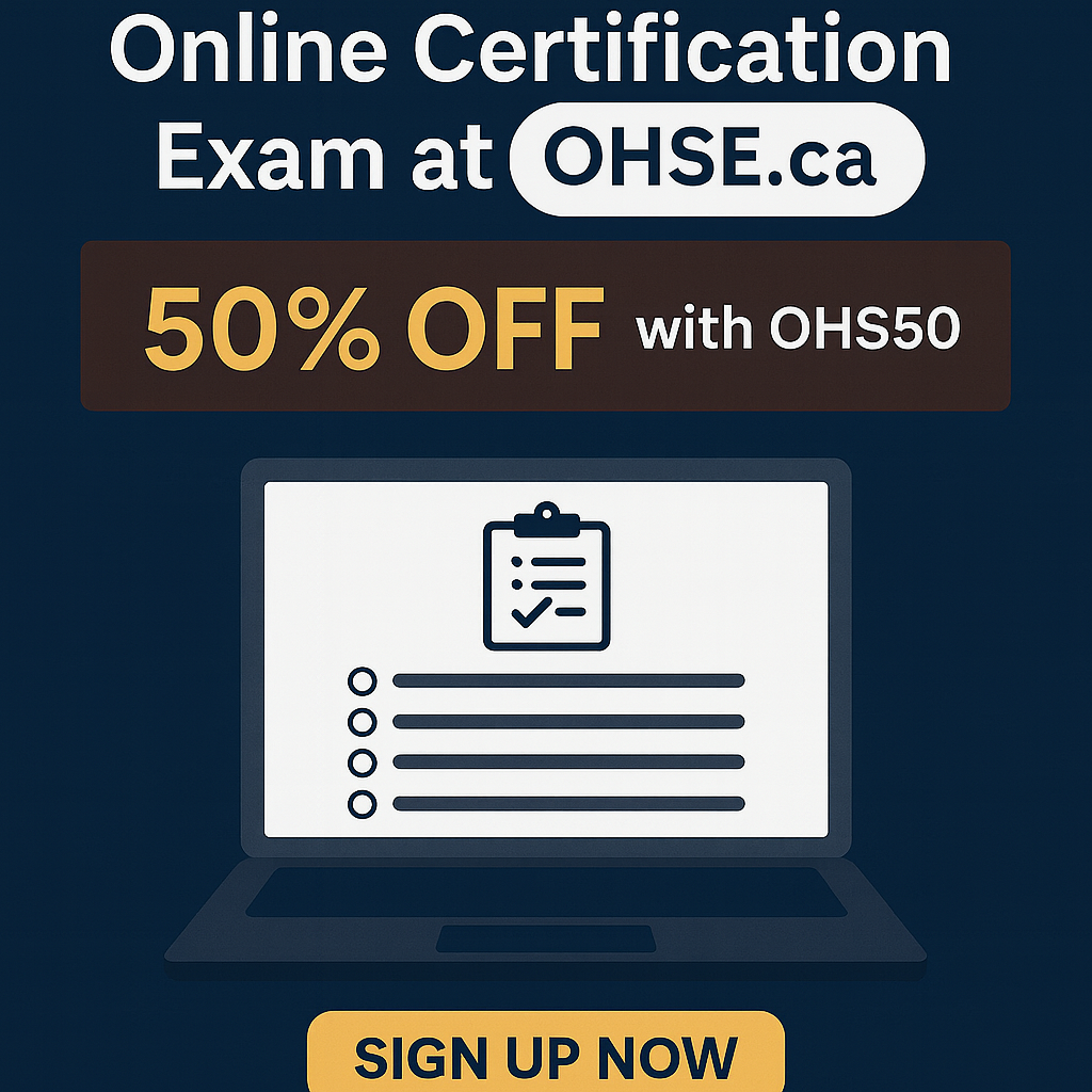 Online Certification Exam at OHSE.ca