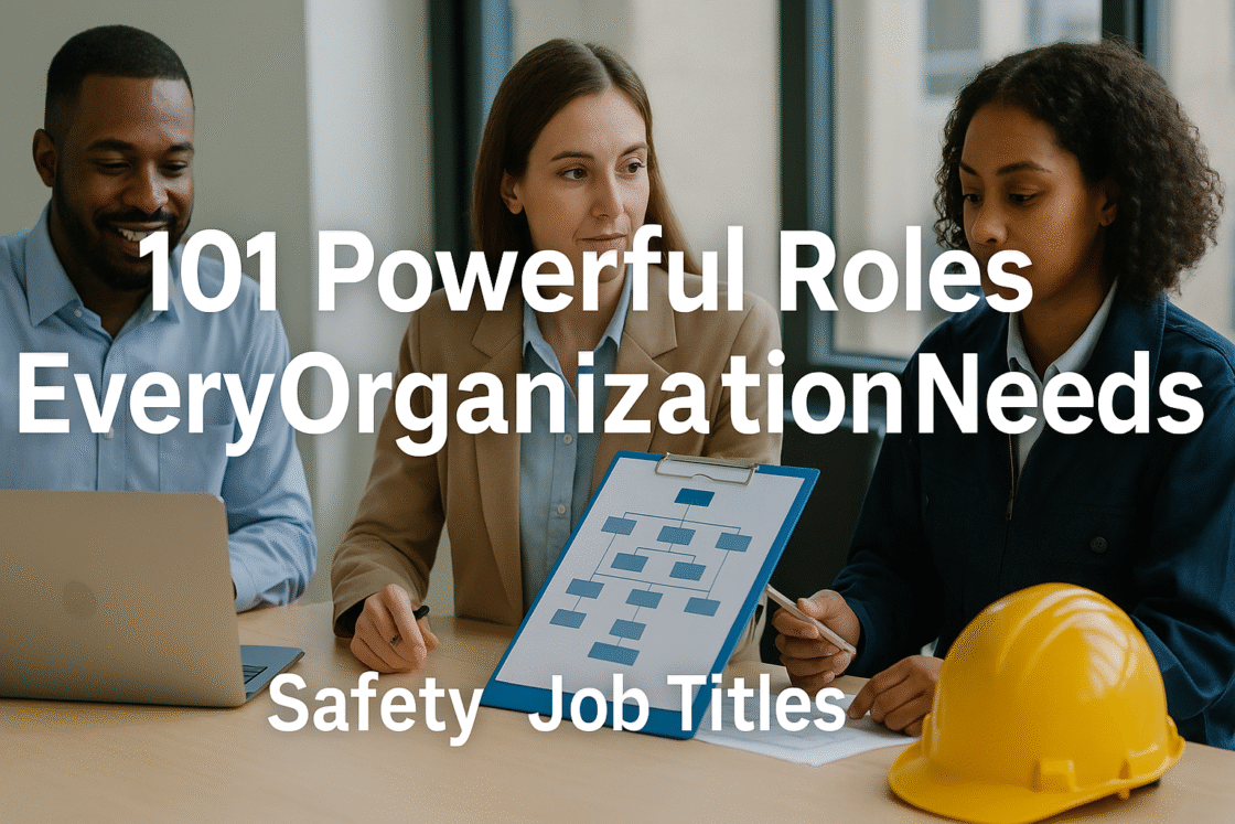 Safety Job Titles: 101 Powerful Roles Every Organization Needs
