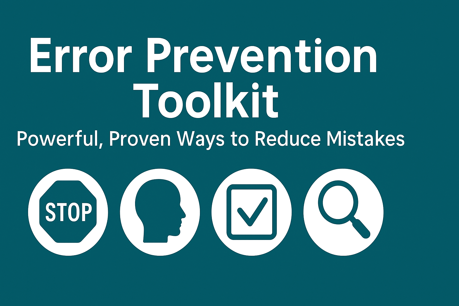 Error Prevention Toolkit