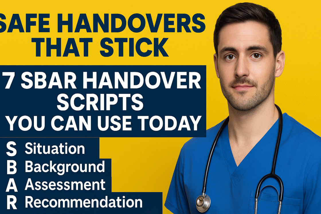 Safe Handovers That Stick: 7 SBAR Handover Scripts You Can Use Today