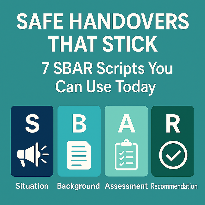 Safe Handovers That Stick: 7 SBAR Handover Scripts You Can Use Today – OHSE