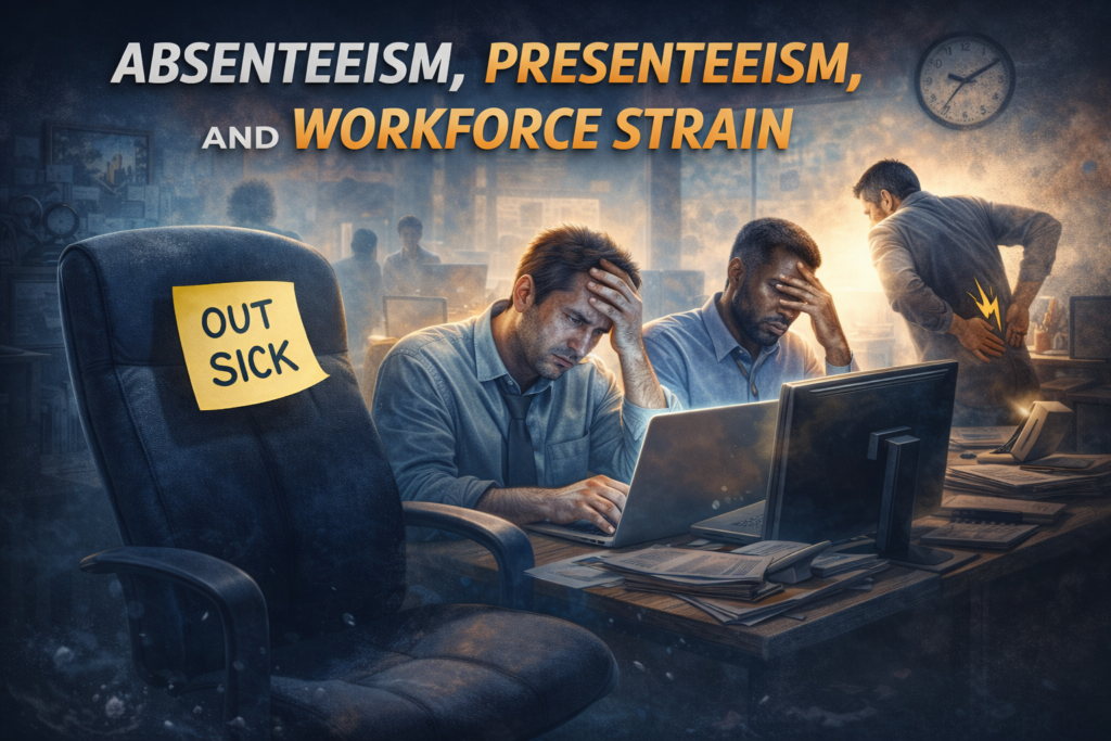 Absenteeism, Presenteeism, and Workforce Strain