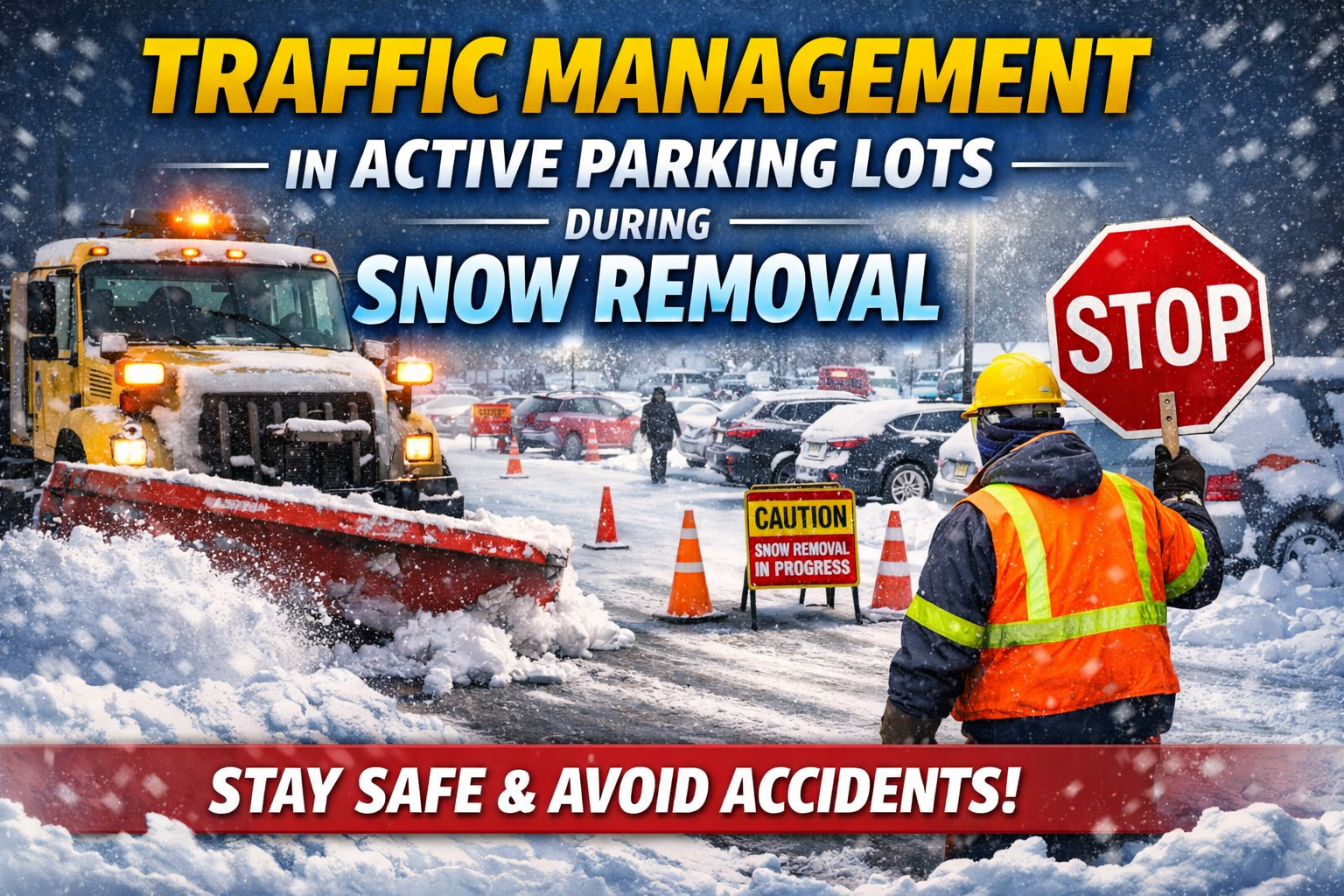 Traffic Management in Active Parking Lots During Snow Removal: Powerful Ways to Prevent Costly Incidents