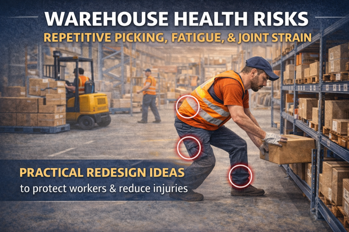 Dangerous Warehouse Health Risks: Powerful Redesign Ideas to Cut Repetitive Picking, Fatigue, and Joint Strain