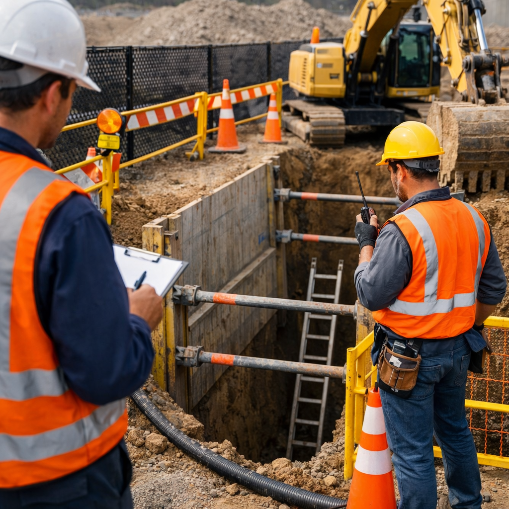 excavation safety controls