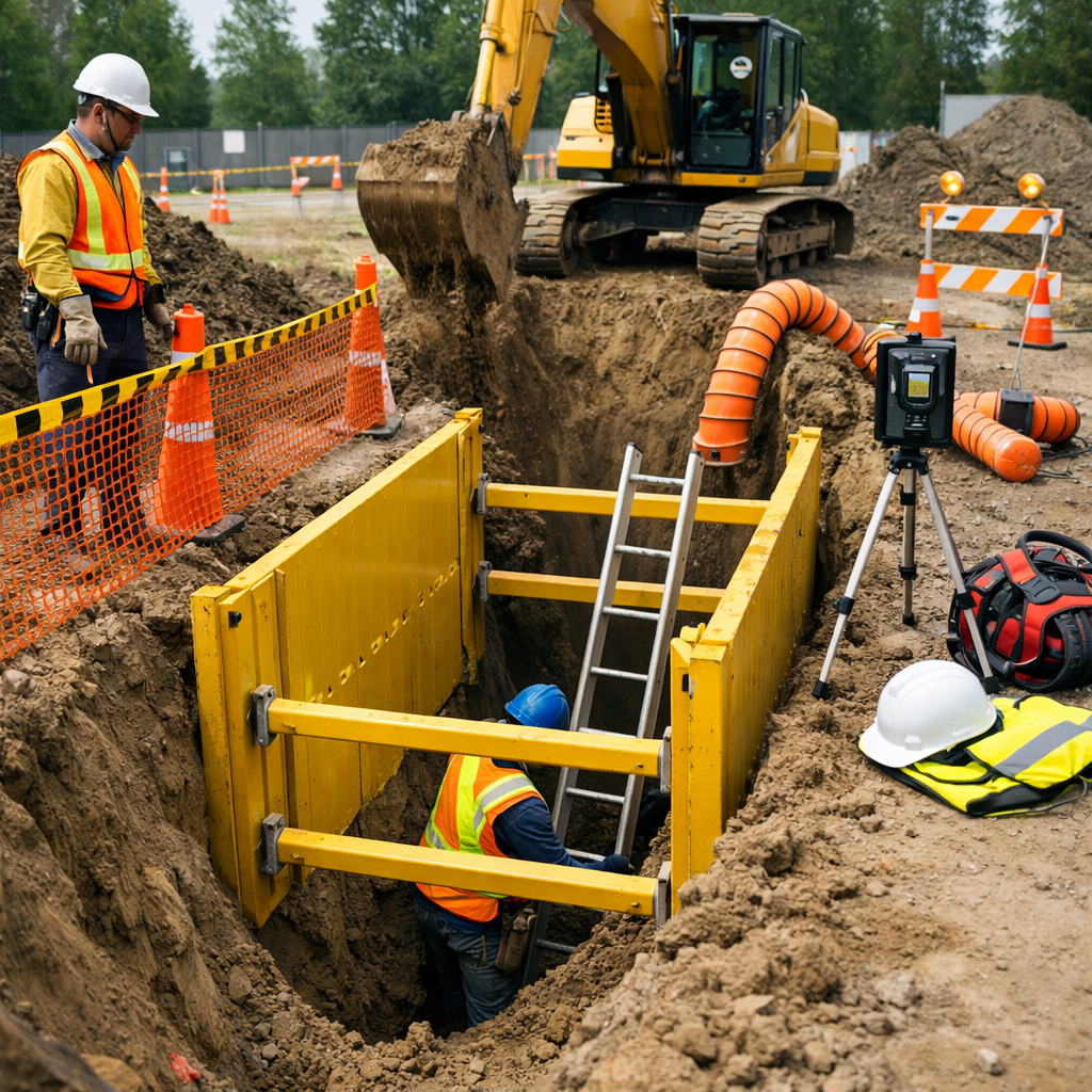 excavation safety controls
