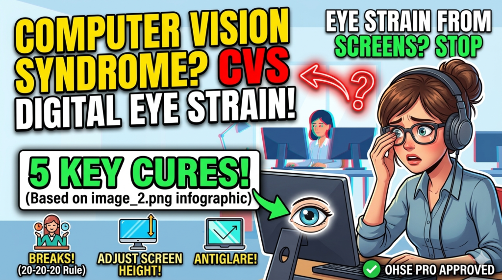 Beyond the Desk: The Hidden OHS Cost of Computer Vision Syndrome (And How to Fix It)