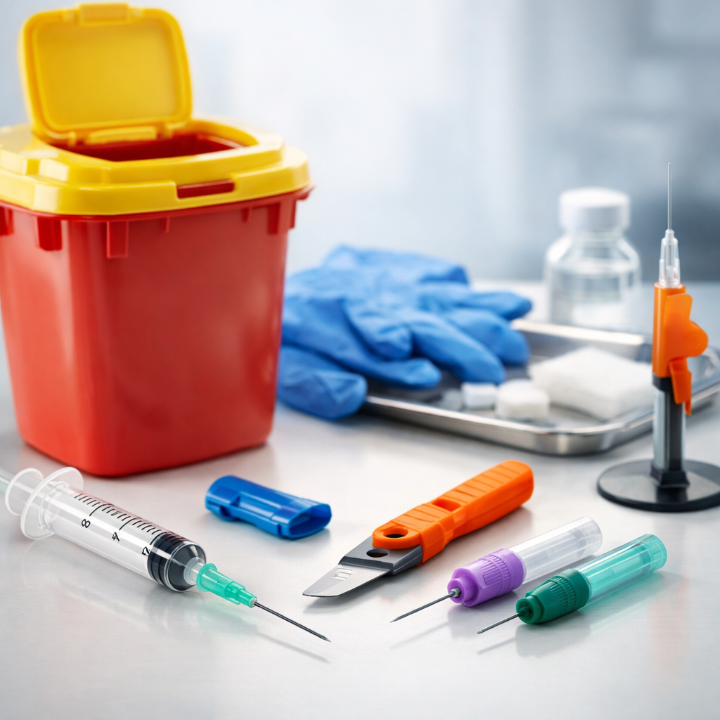 sharps safety tips