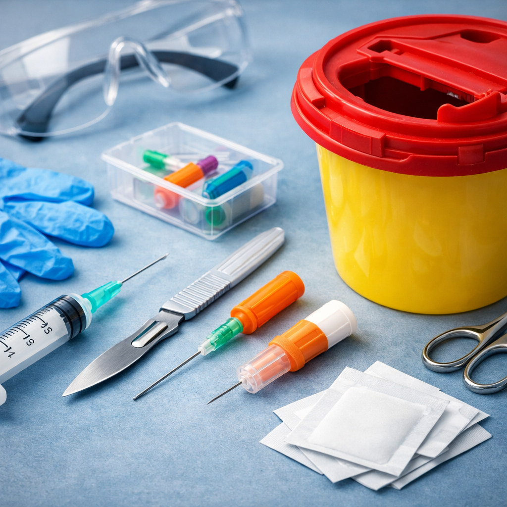 sharps safety tips