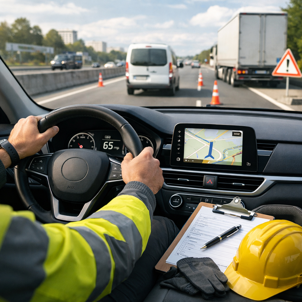 driving for work safety tips