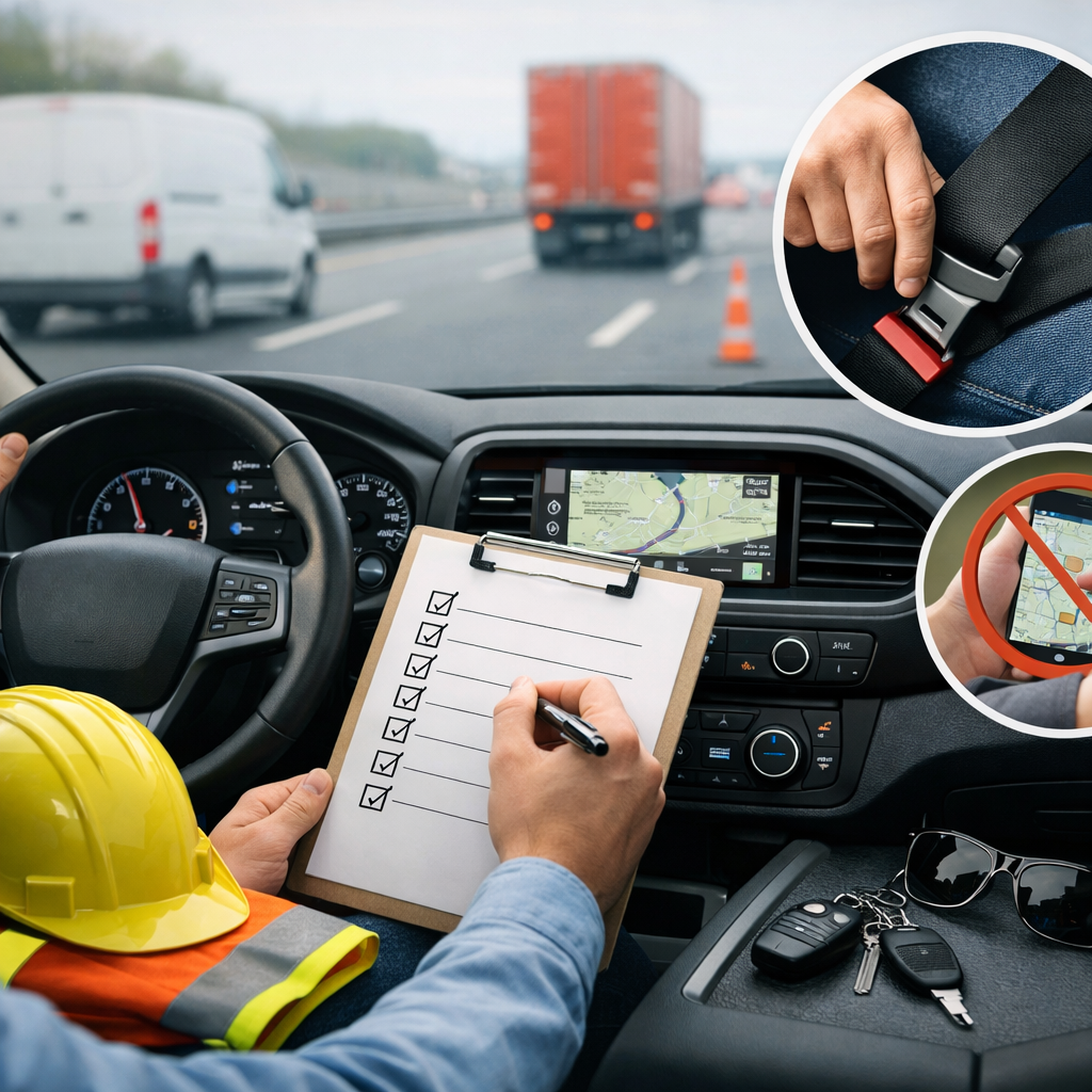 driving for work safety tips