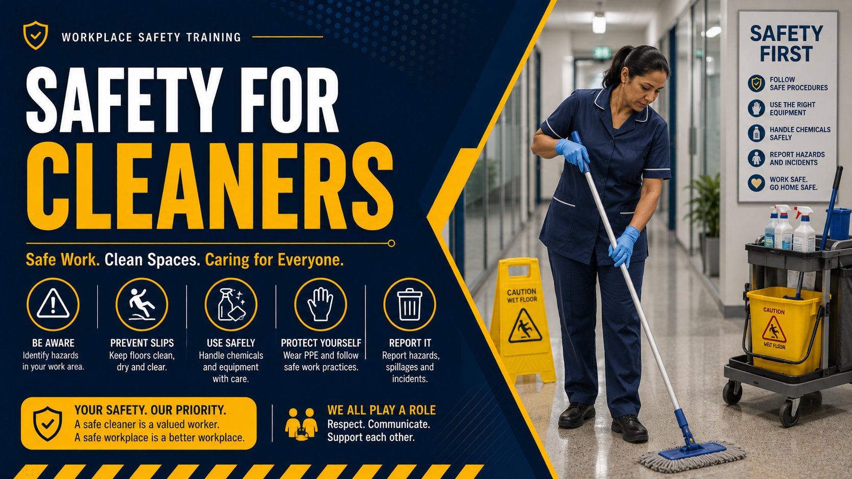 Cleaner Workplace Safety Awareness