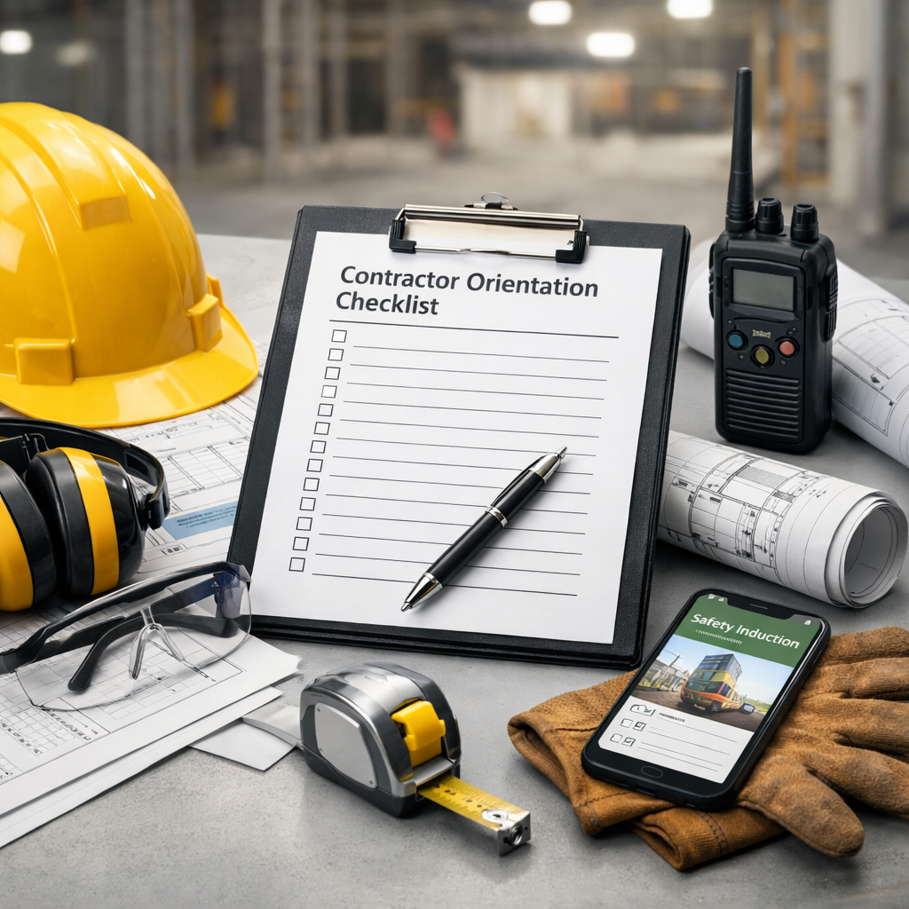 contractor orientation checklist