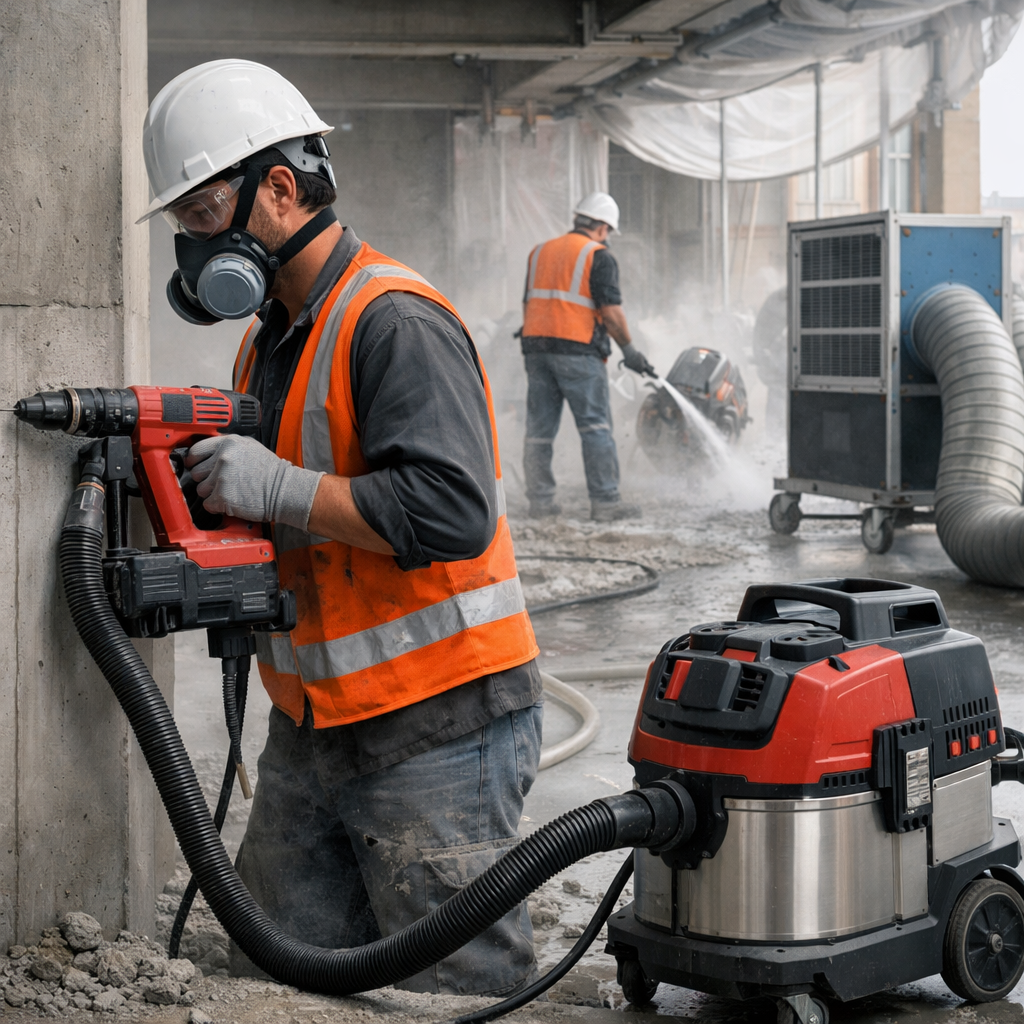 silica dust control measures