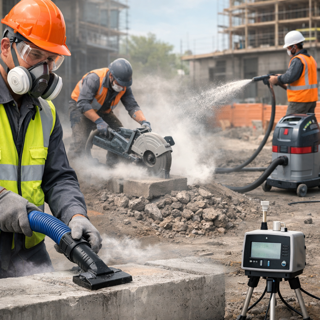 silica dust control measures