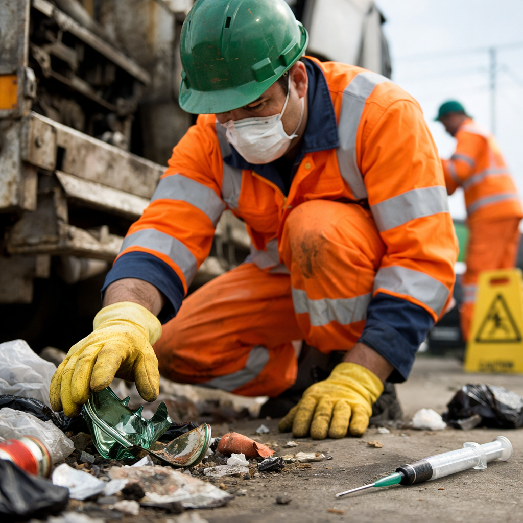 waste management worker hazards