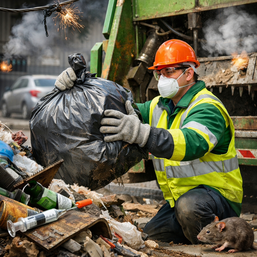 waste management worker hazards