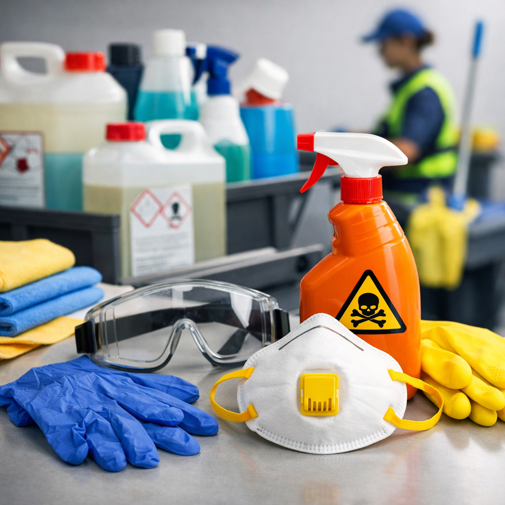 cleaning staff chemical safety