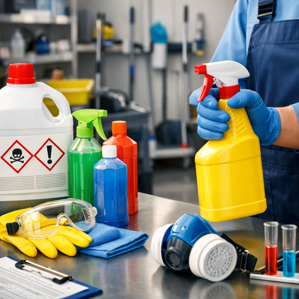 cleaning staff chemical safety