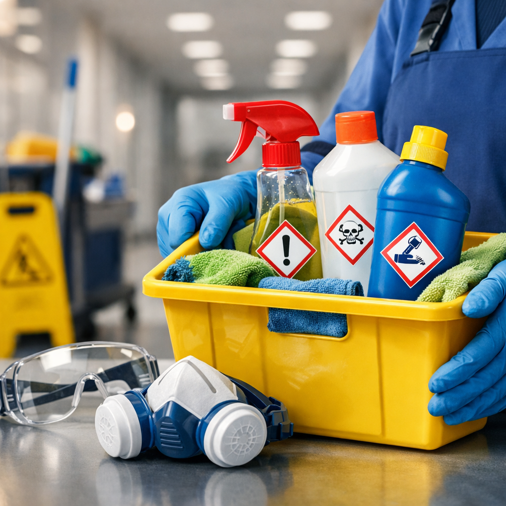 cleaning staff chemical safety