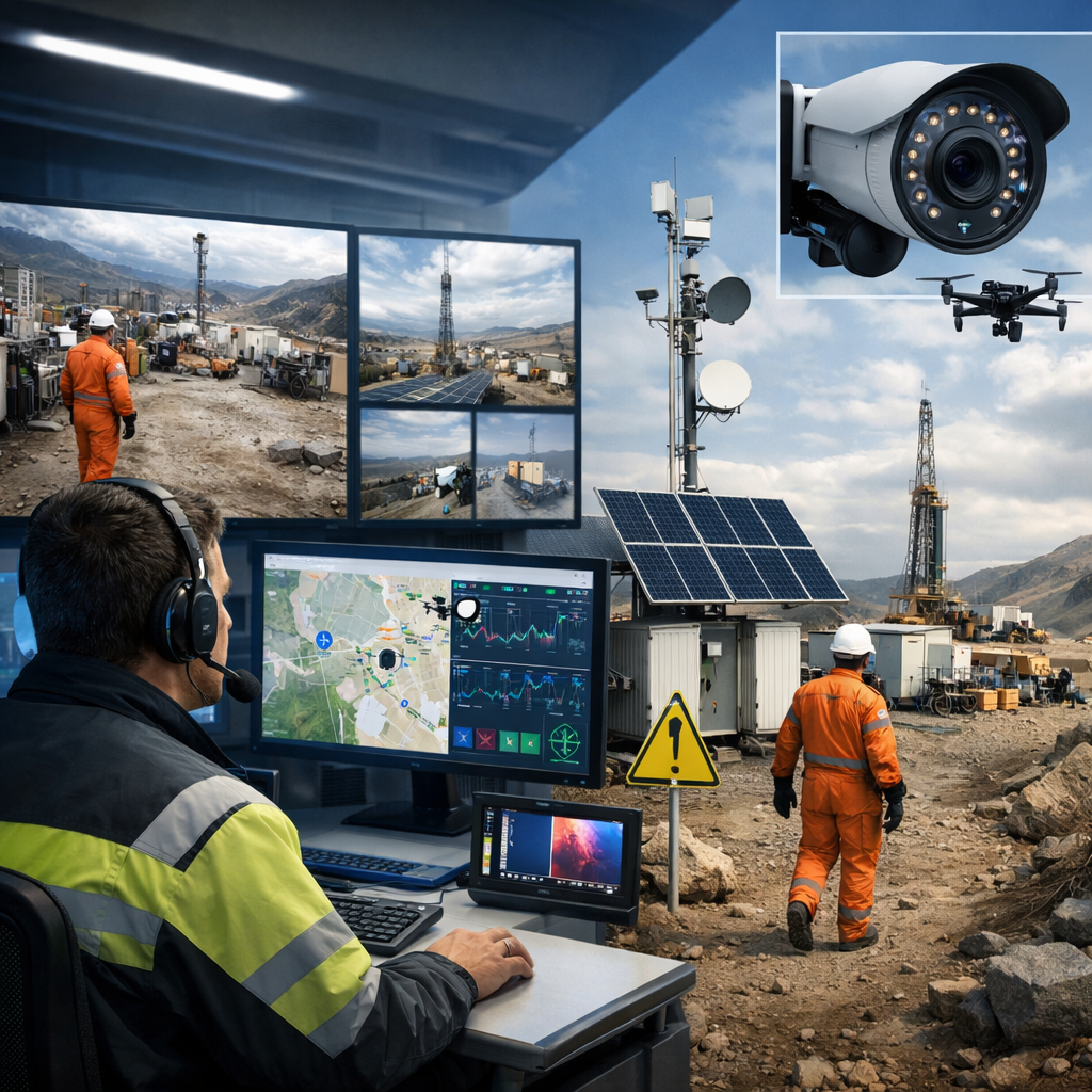 safety monitoring in remote sites