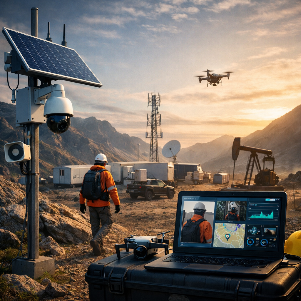 safety monitoring in remote sites