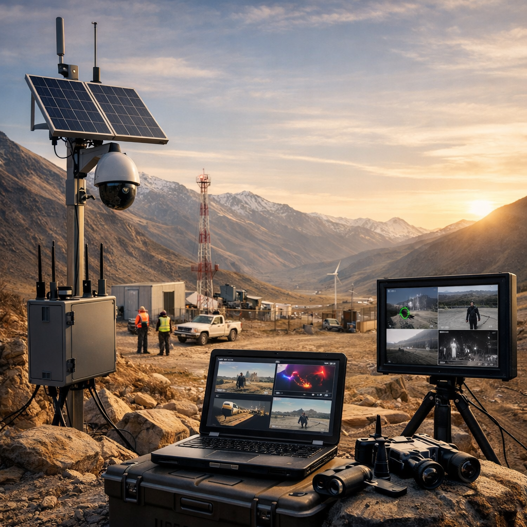 safety monitoring in remote sites