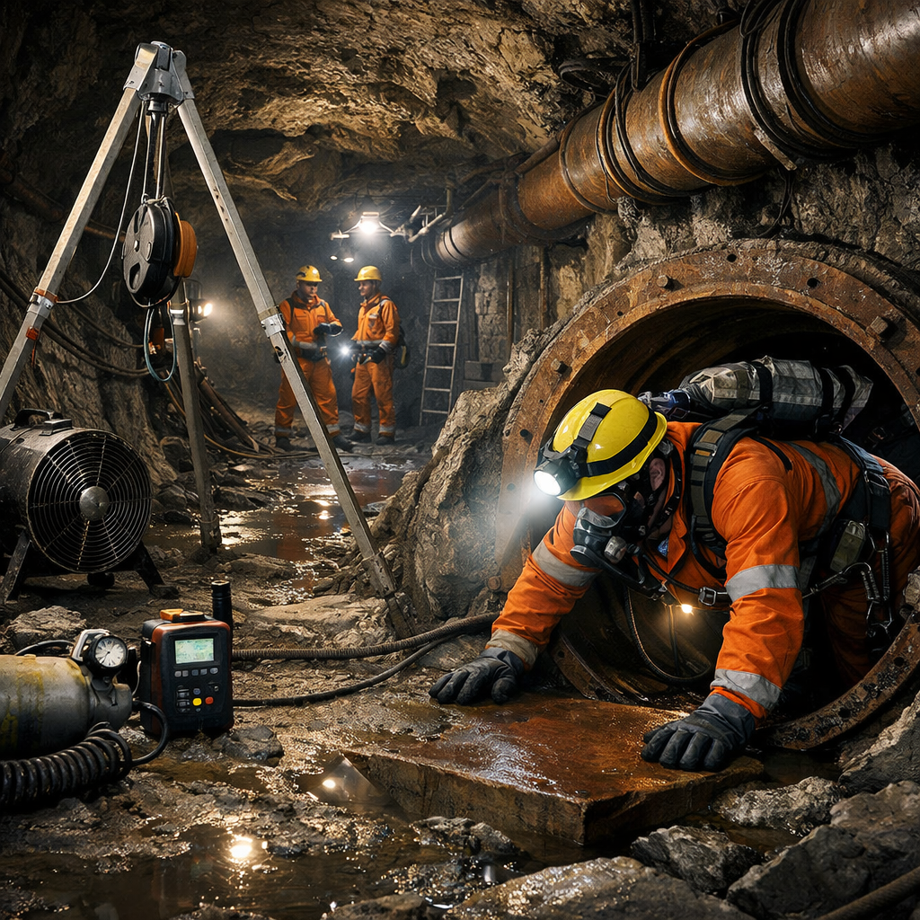 confined space risks in mining