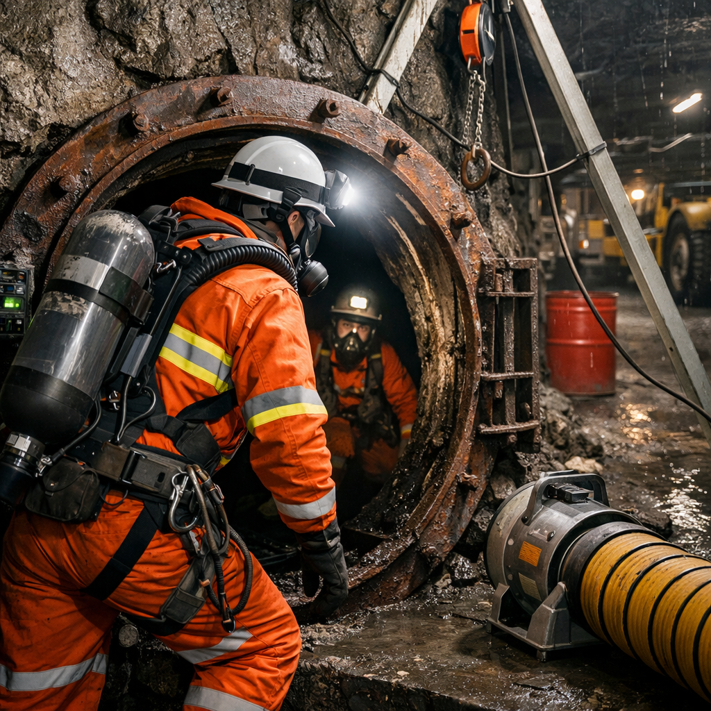confined space risks in mining