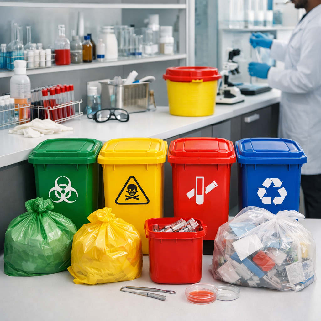 safe lab waste segregation