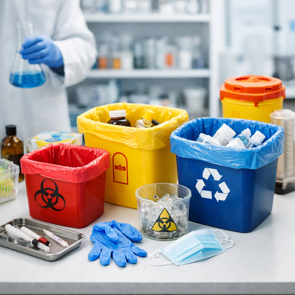 safe lab waste segregation