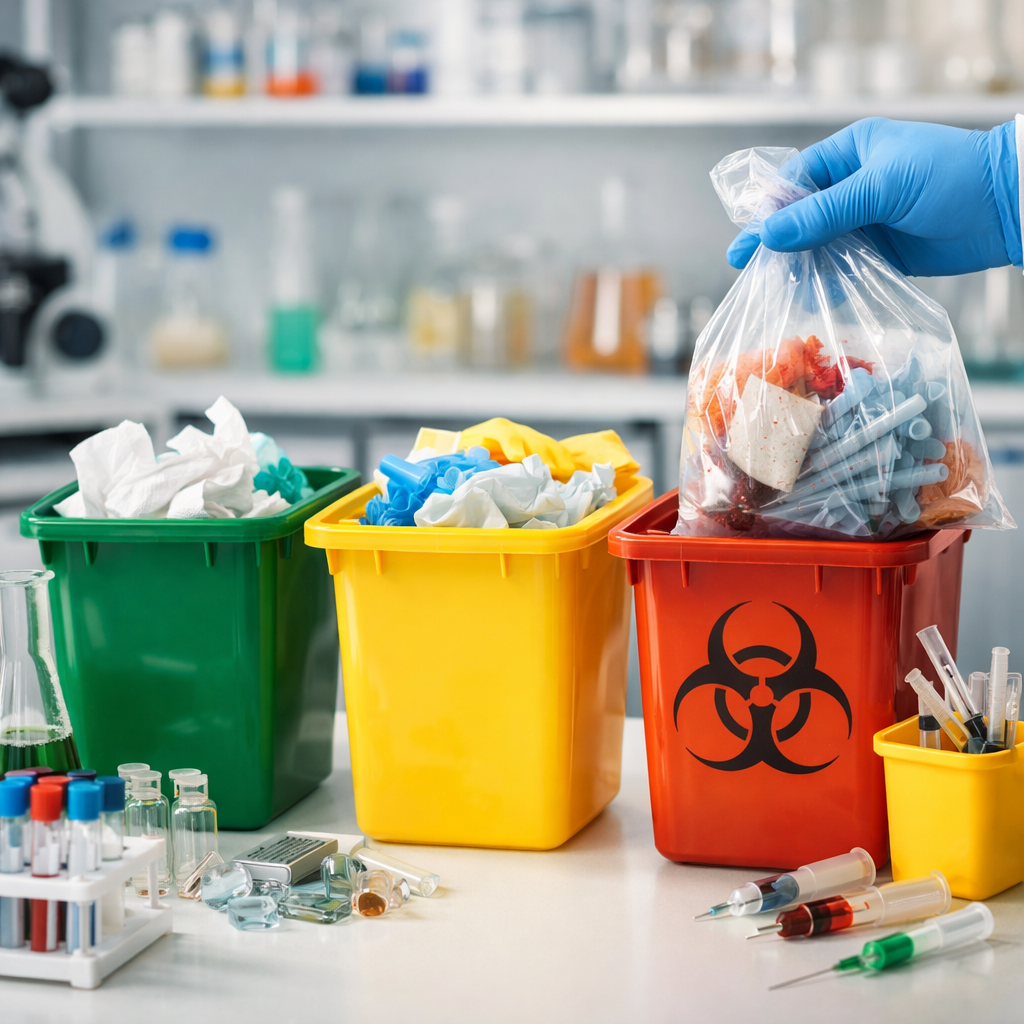 safe lab waste segregation