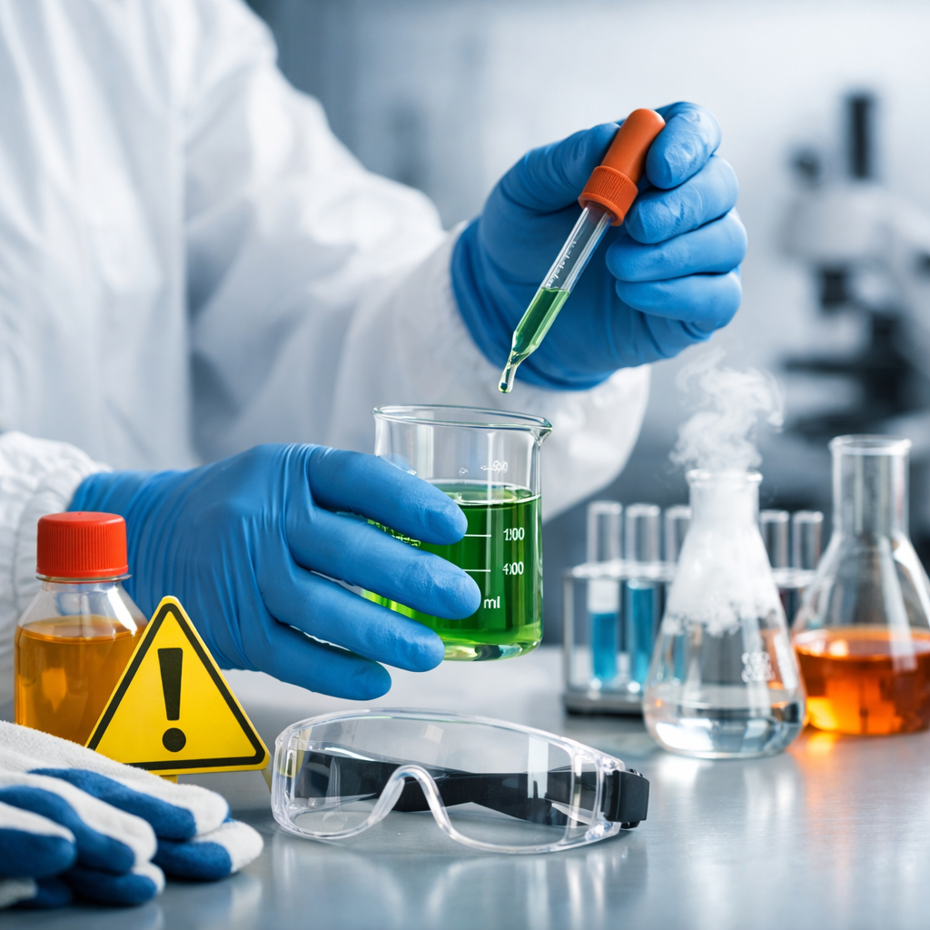 safe use of glassware in labs