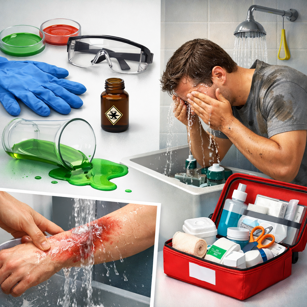 chemical exposure first aid