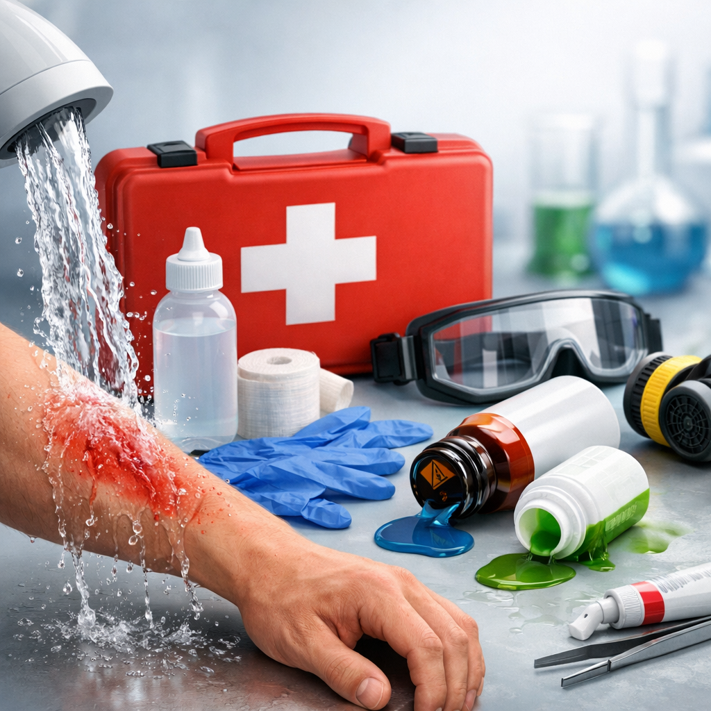 chemical exposure first aid