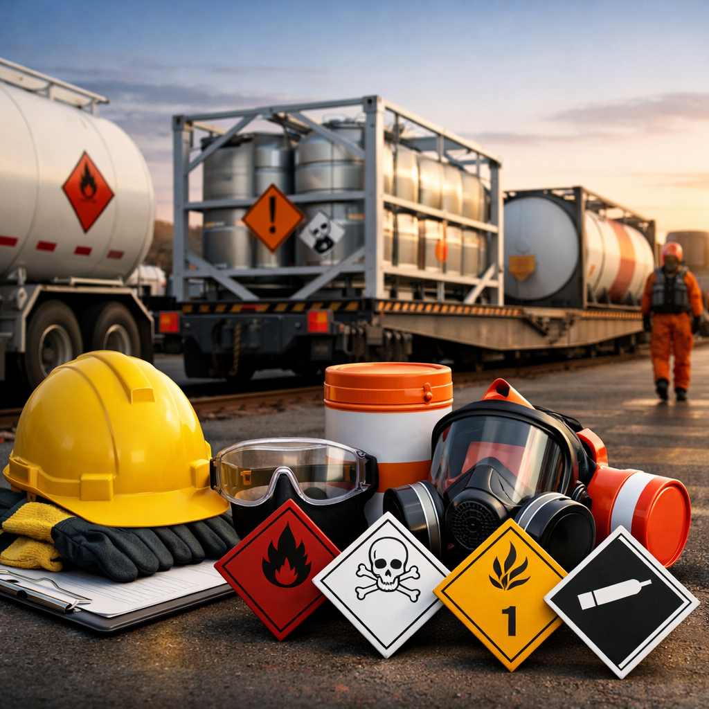 transporting hazardous goods safely