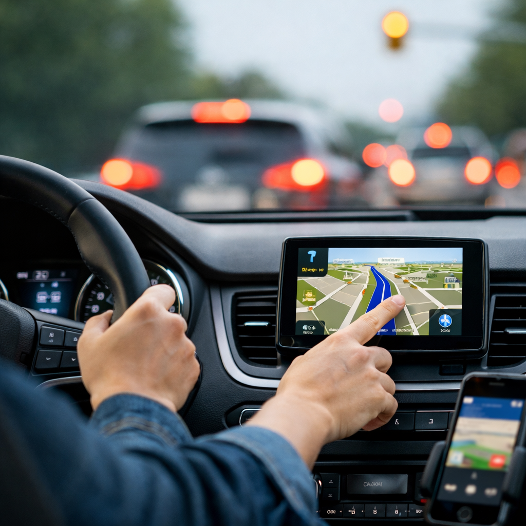 gps distraction risks while driving